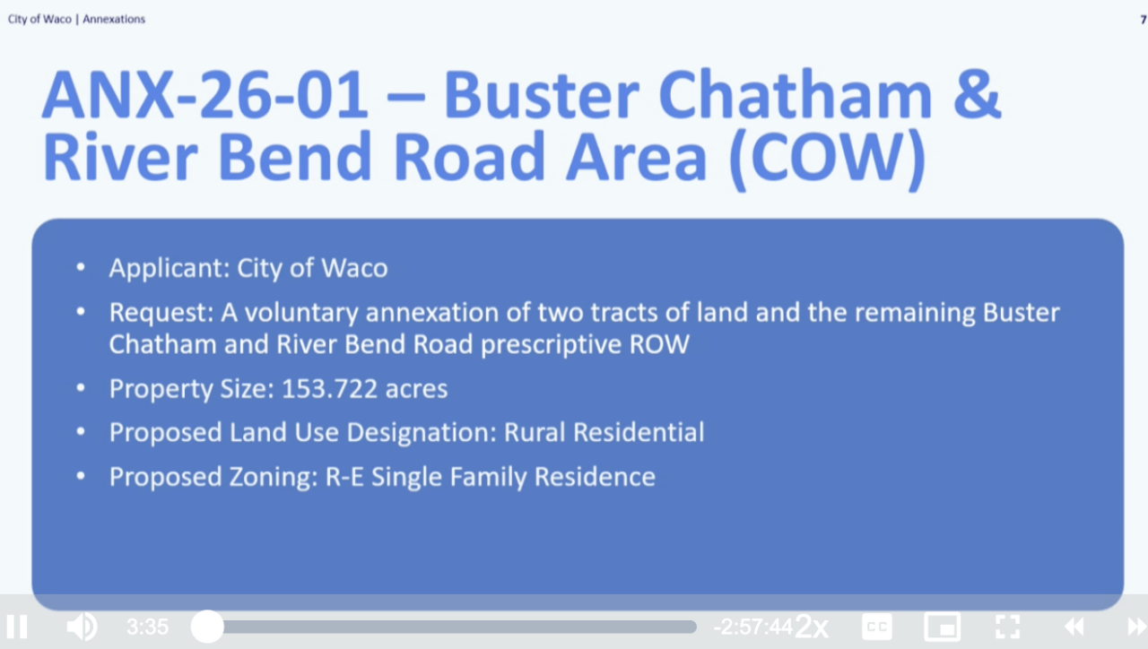Buster Chatham and River Bend Road Area