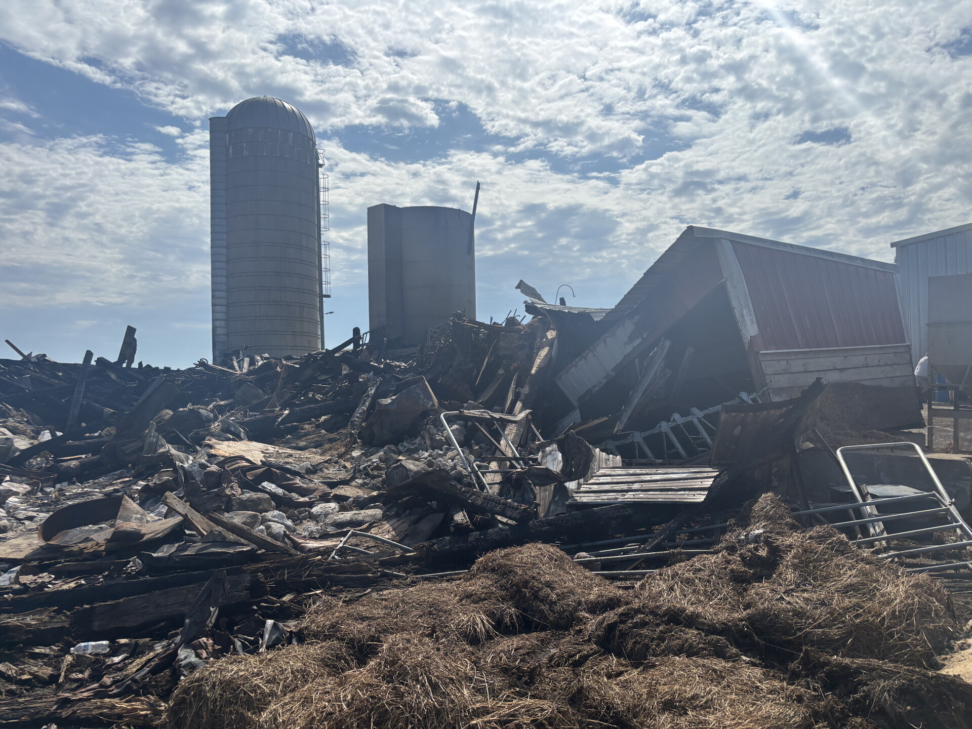Second farm family in Farmington endures a barn fire this summer, four cows killed on 100-year-old farm