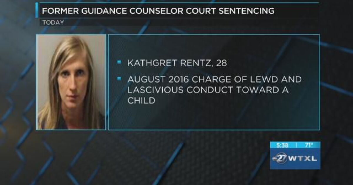 Kate Renz Former guidance counselor set for court sentencing