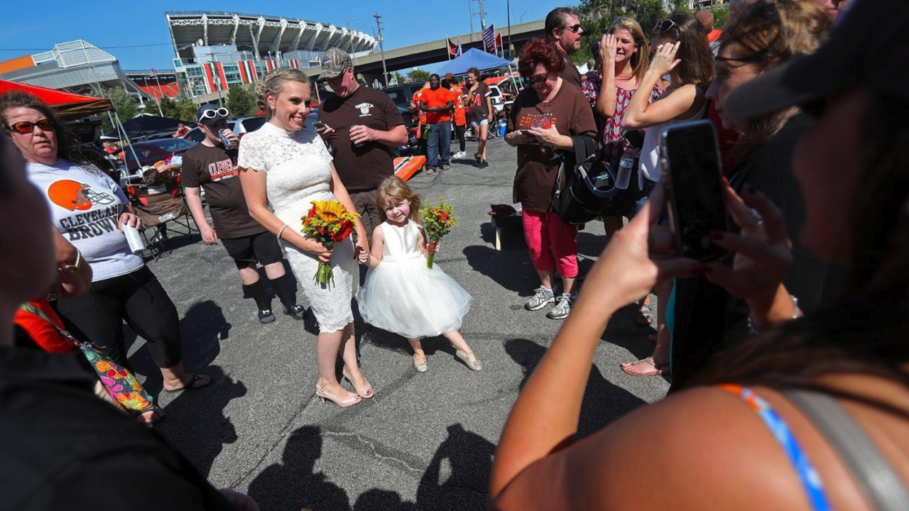 cleveland browns wedding dress Cleveland Browns added a new photo