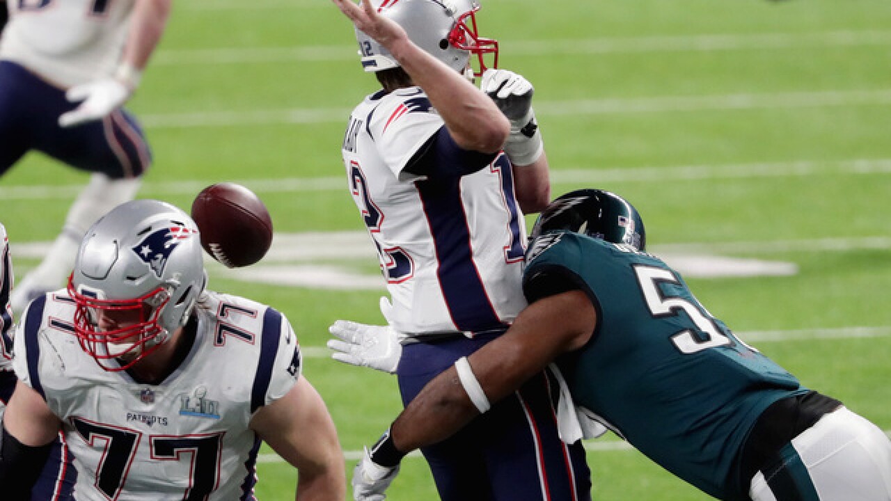 Graham's stripsack hands Super Bowl to Eagles