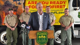 Presser: Florida Forest Service wildfire update