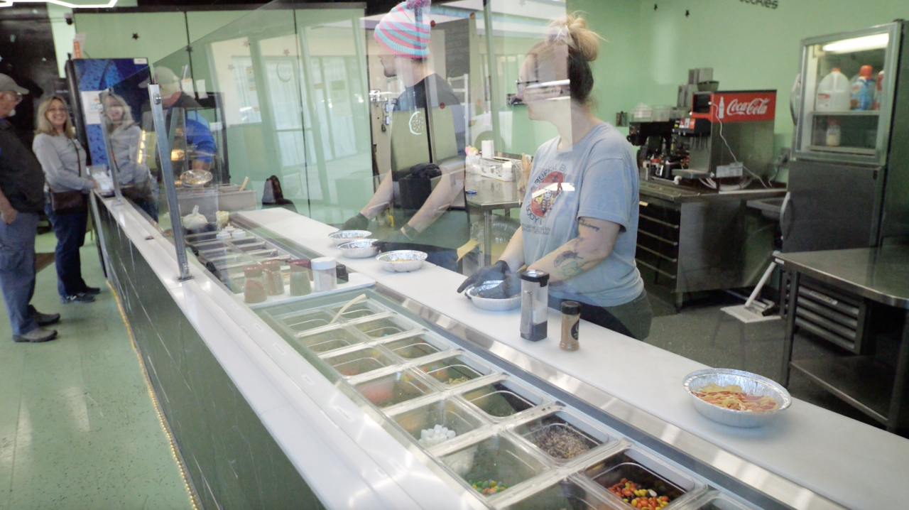 Inside Eclipse Cookies and Coffee Bar in Mesa.