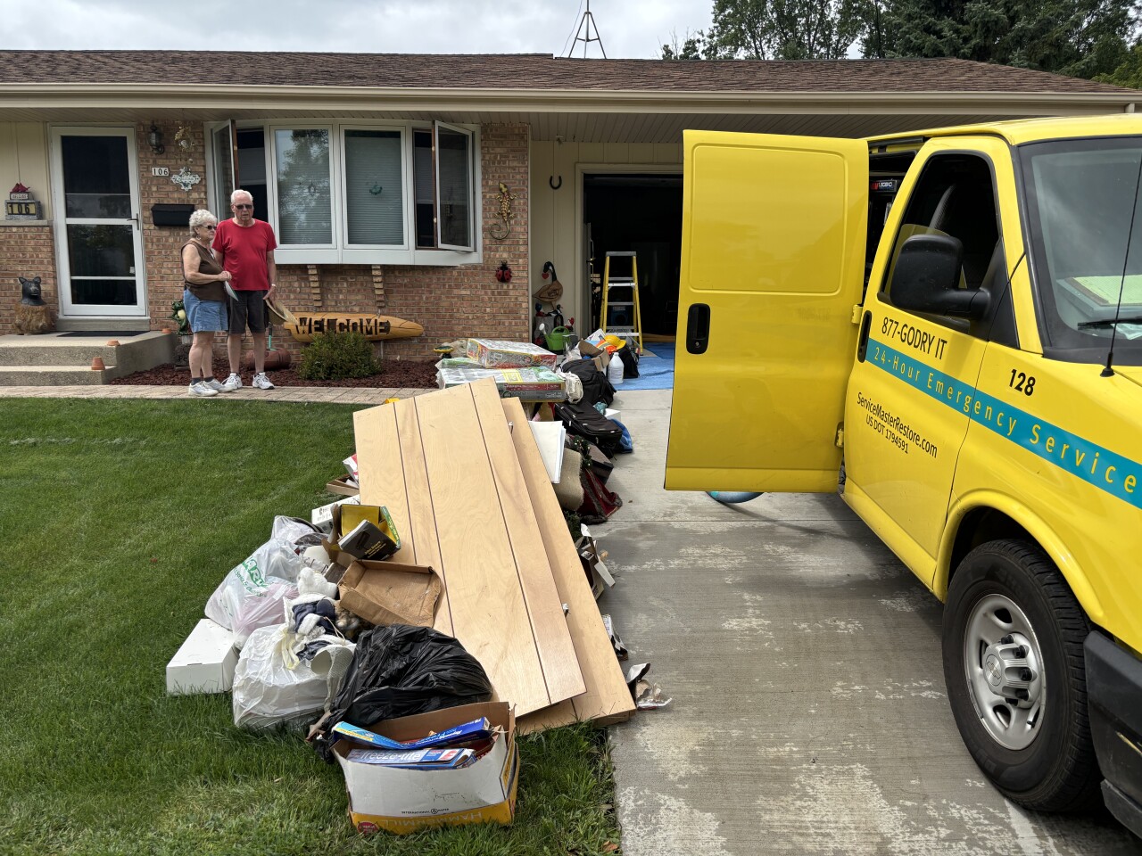 West Bend residents struggle with flood cleanup as basements remain destroyed