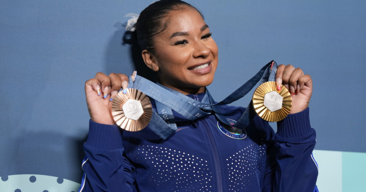 US gymnast Jordan Chiles speaks out after being stripped of Olympic bronze medal