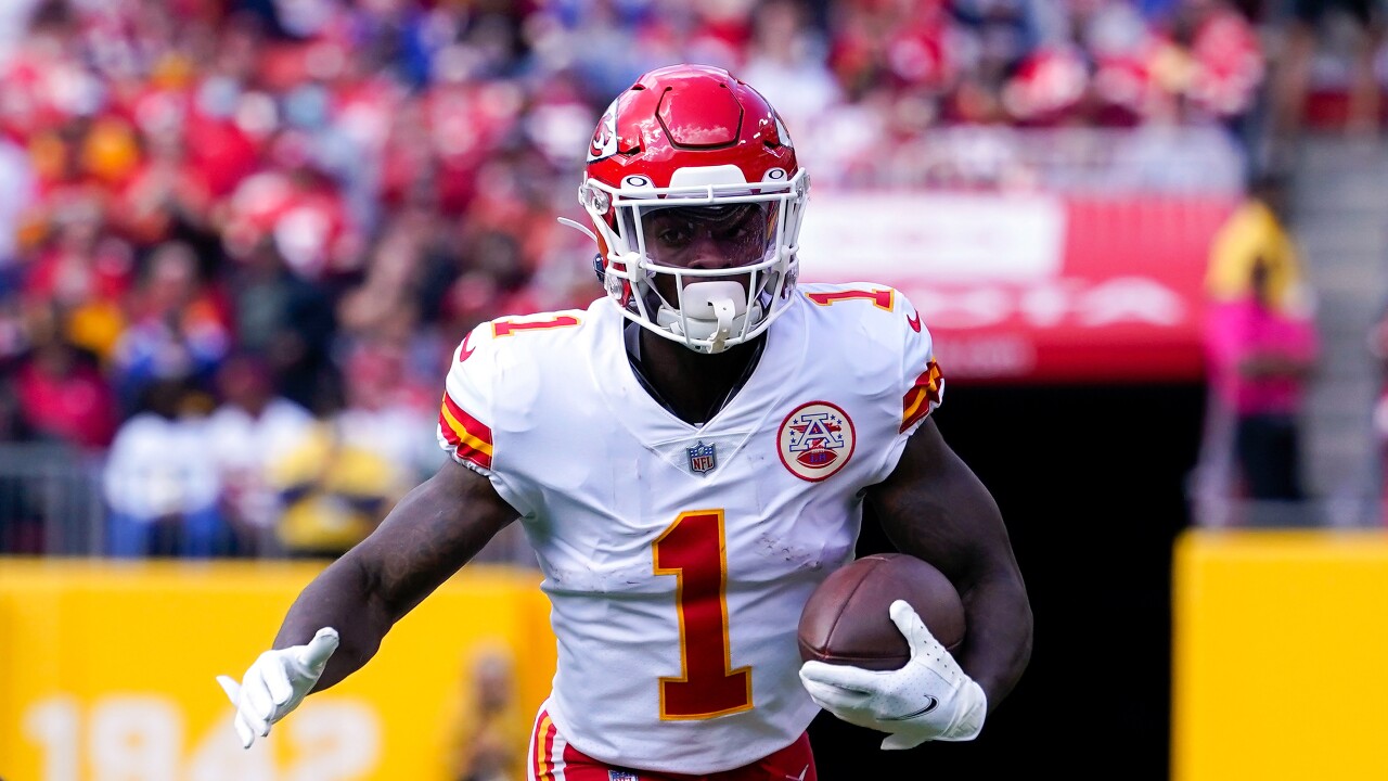 Chiefs RB Jerick McKinnon active for Bengals game