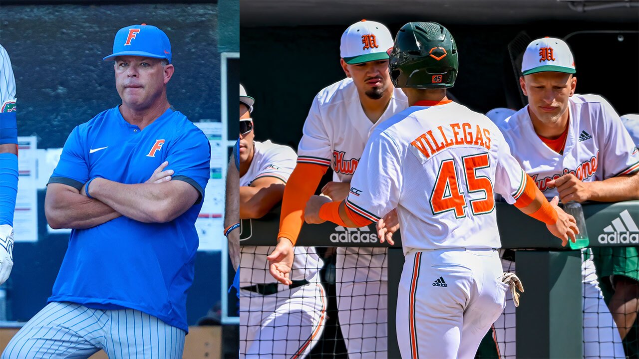 Florida, Miami earn national seeds in NCAA baseball tournament