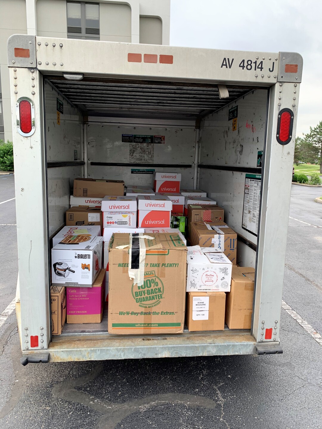 Loading up the truck