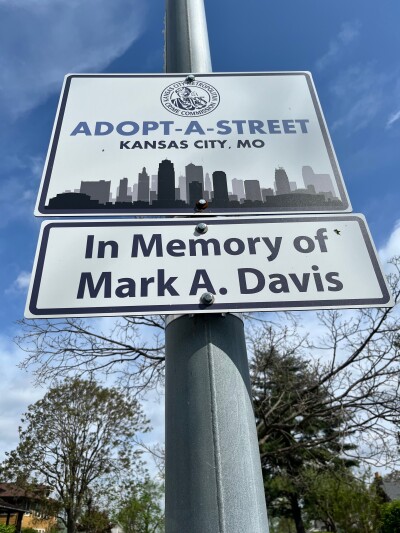 Adopt-A-Street in honor of Mark Davis