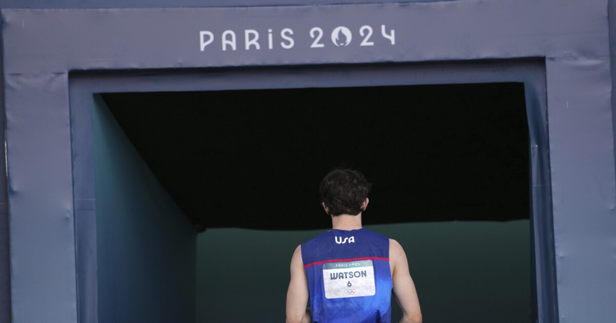 American sport climber Sam Watson leaves Paris Olympics with world record but without gold medal American sport climber Sam Watson leaves Paris Olympics with world record but without gold medal