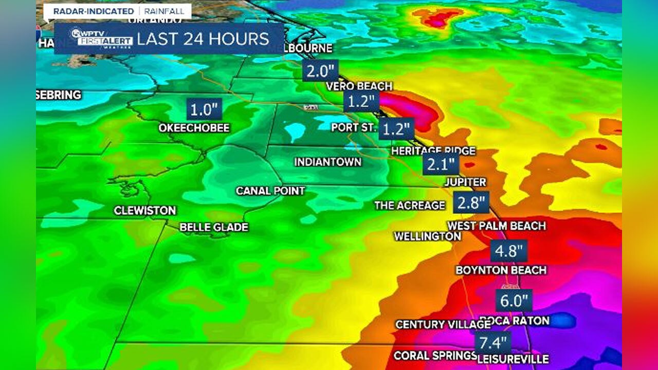 Rainfall estimates, June 4, 2022