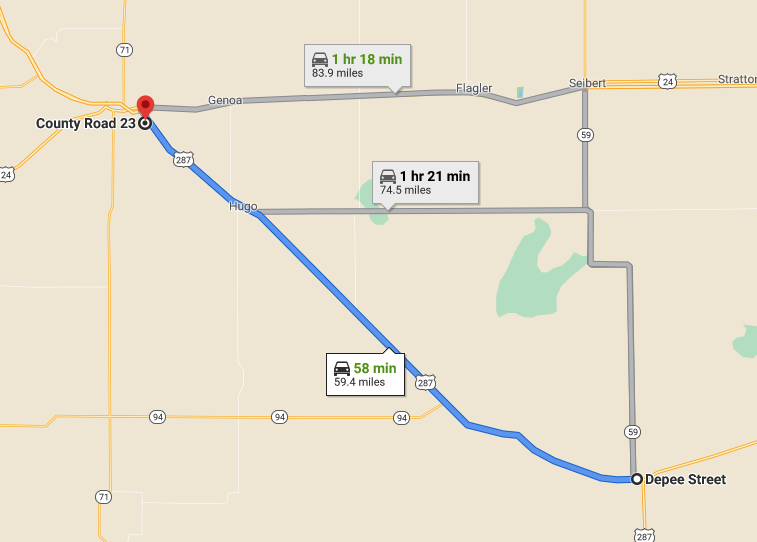 US 40 closure between Limon and Kit Carson_May 20 2021