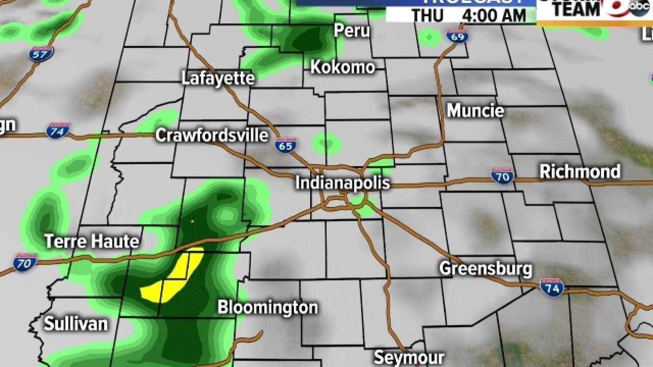 TIMELINE: See where rain is expected
