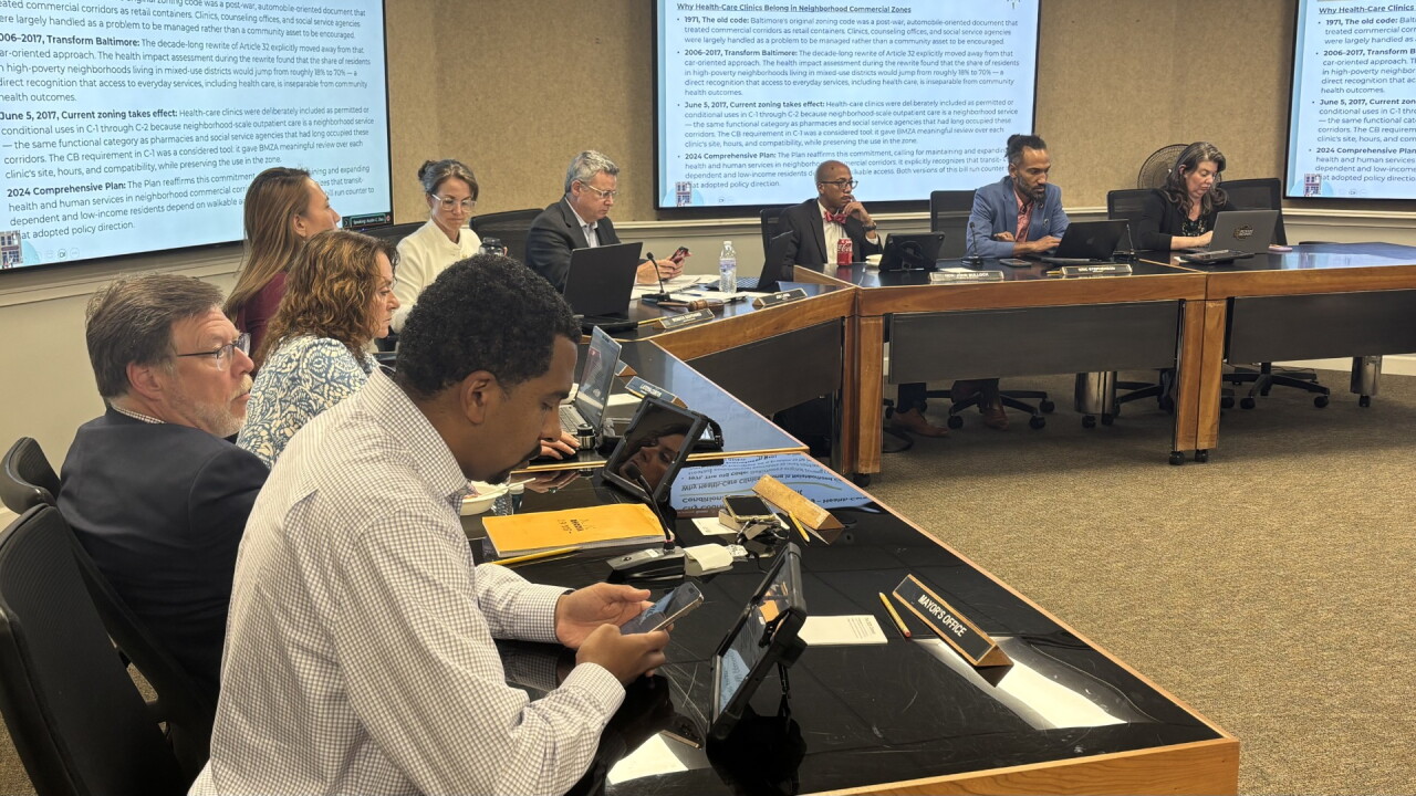 The Baltimore City Planning Commission members