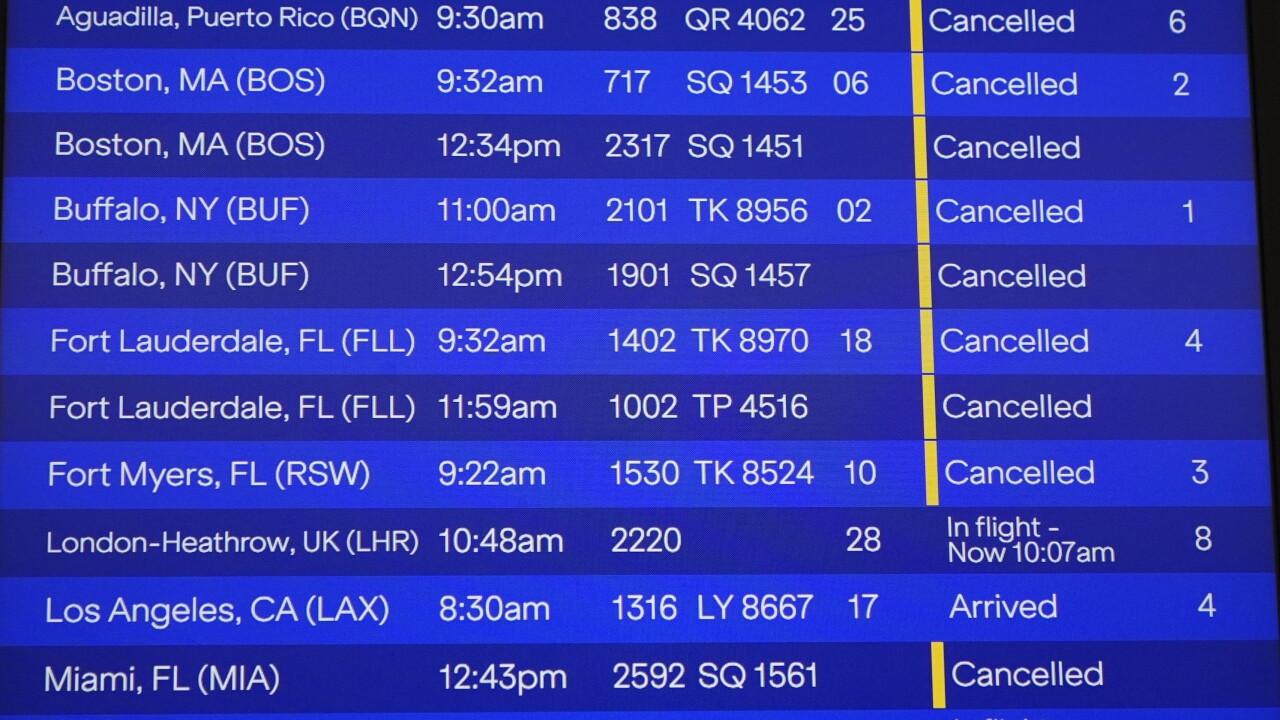 Flight cancellations