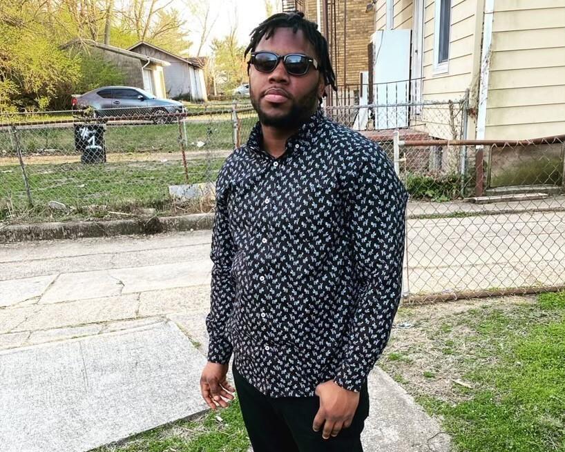 Rodney Walker poses for a picture after he had left the homeless shelter and moved into his own apartment.