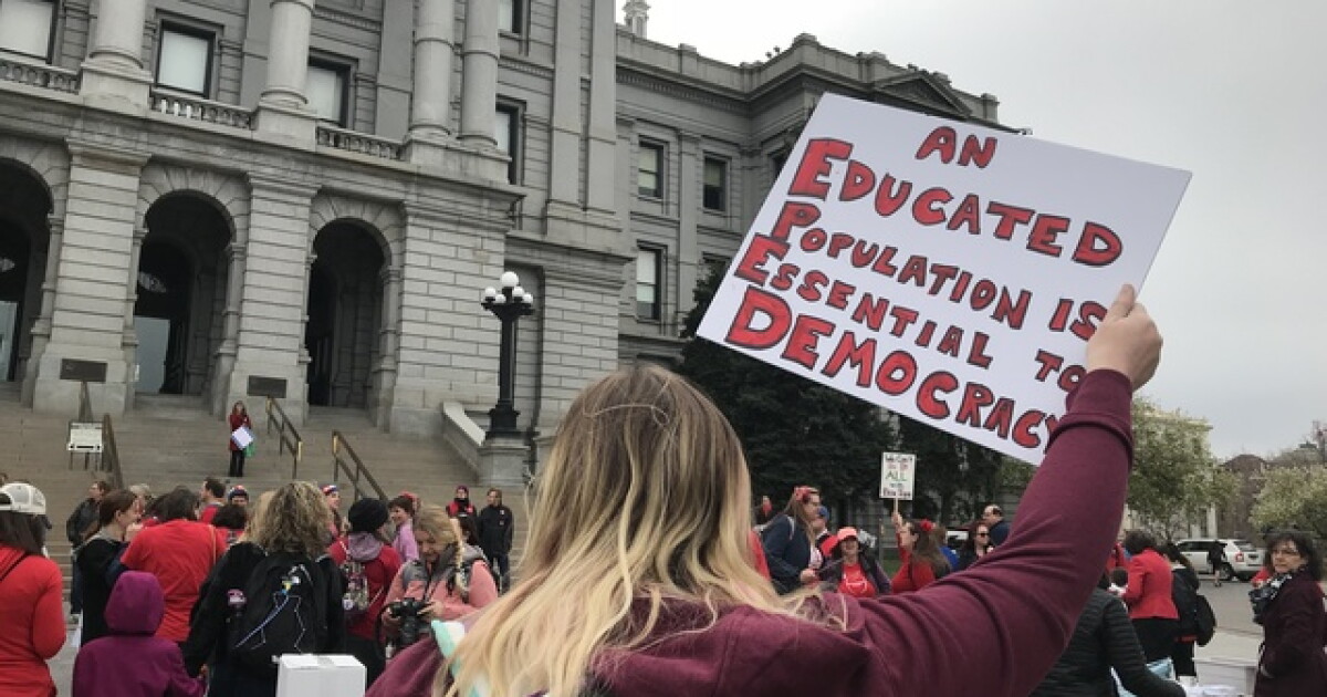 Co. Education Rally Hundreds attend first day of CO teacher rallies