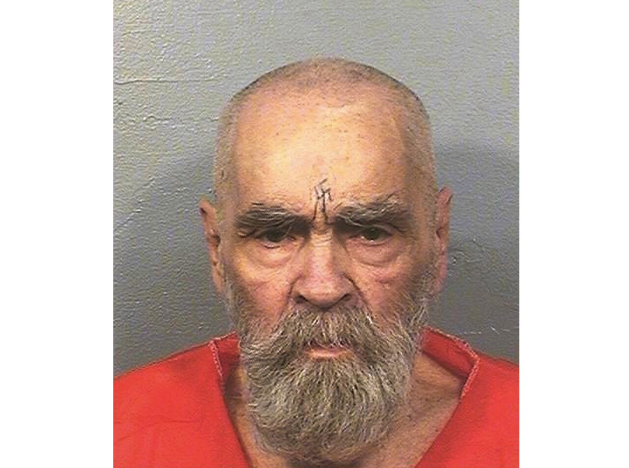 Charles Manson prison photo in 2017