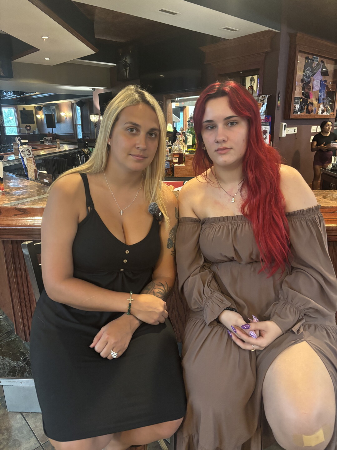 Holly Wiese and Kylie Rosewicz are both bartenders at Sheryl's Club in Slinger