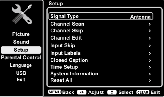 How to rescan for antenna channels on your TCL TV