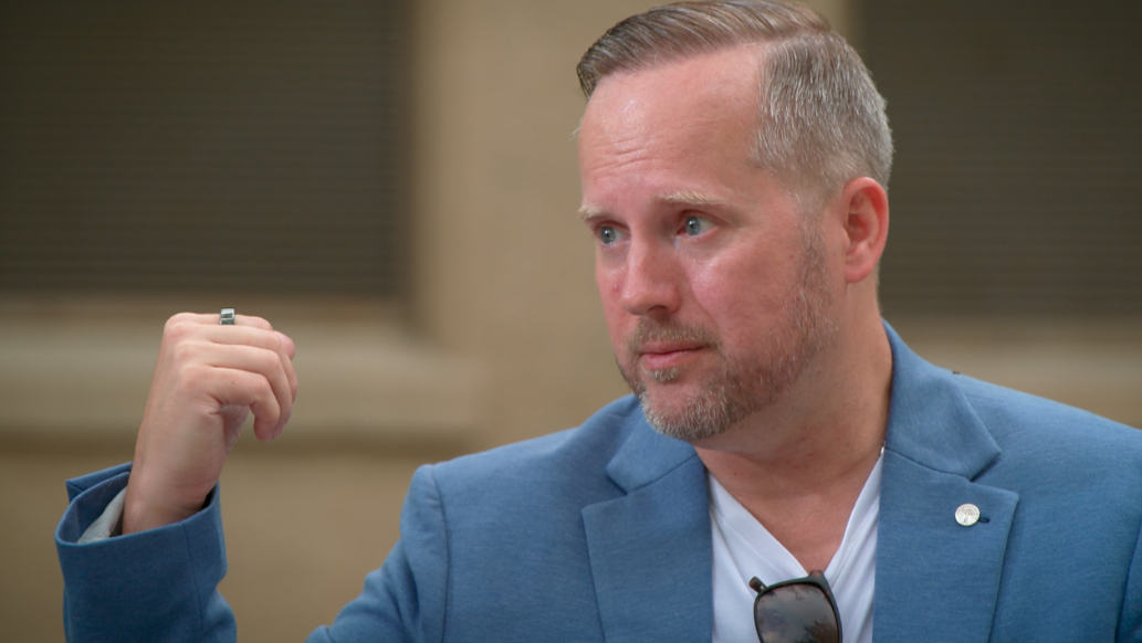 Adam Koehler lives less than a 10-minute walk from St. Francis Seraph, and worries about the future of his neighborhood if more drug dealers move up Vine Street.