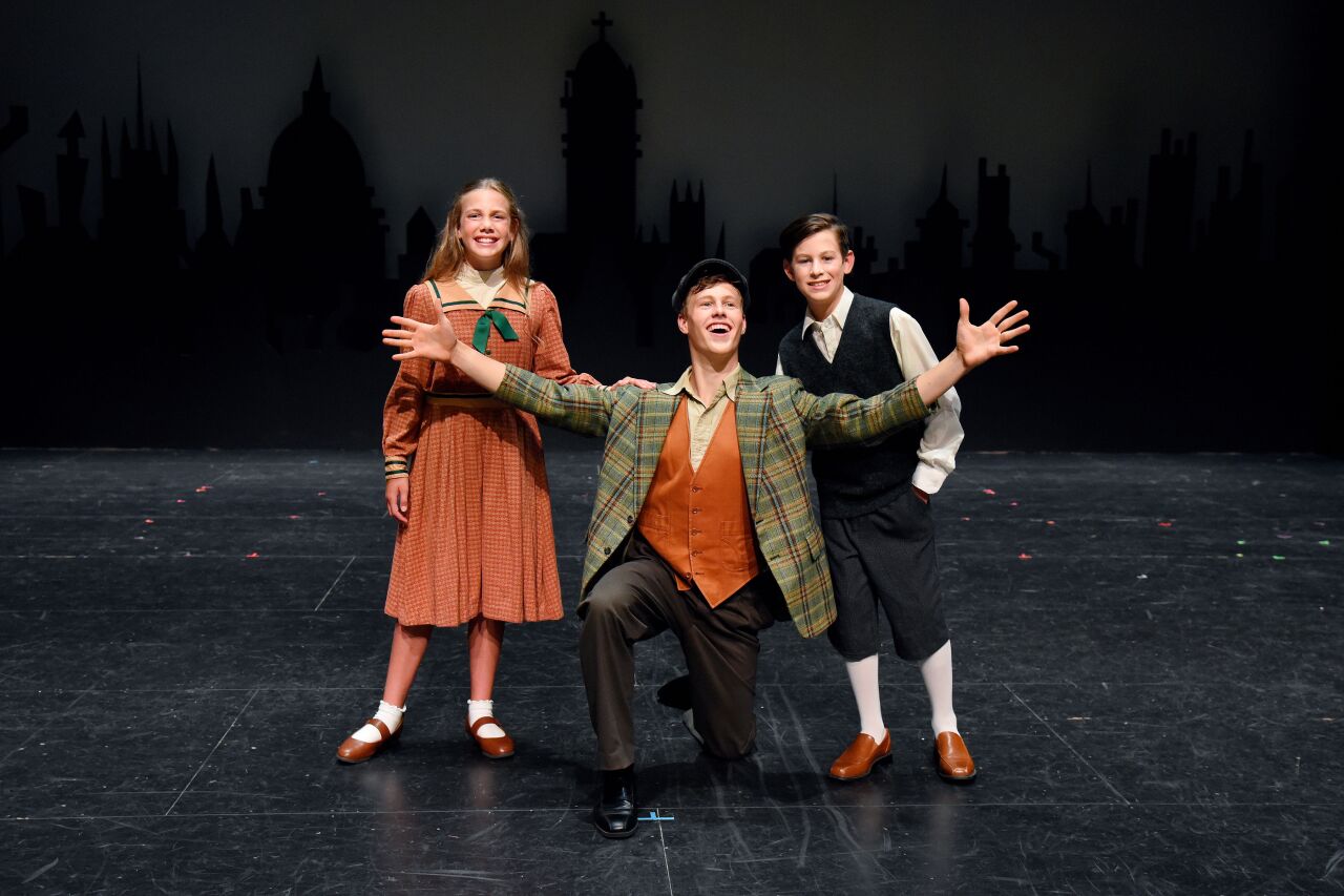 Bert with Jane and Michael