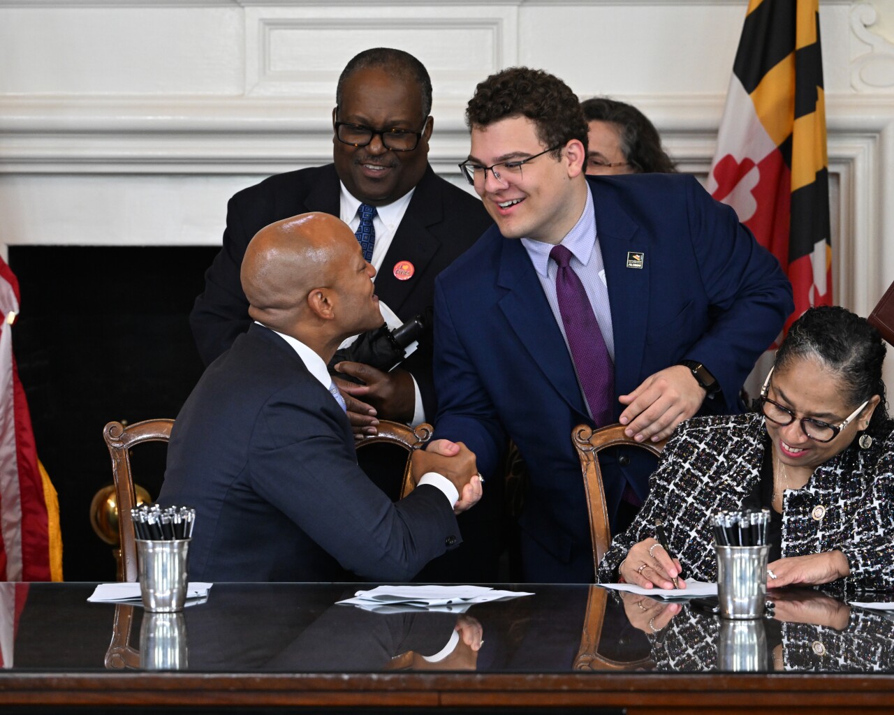 Chris Keane with Governor Moore