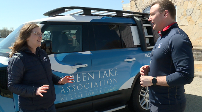 GSA Executive Director Stephanie Prellwitz and MacLeod Hageman discuss the Defender Service Award