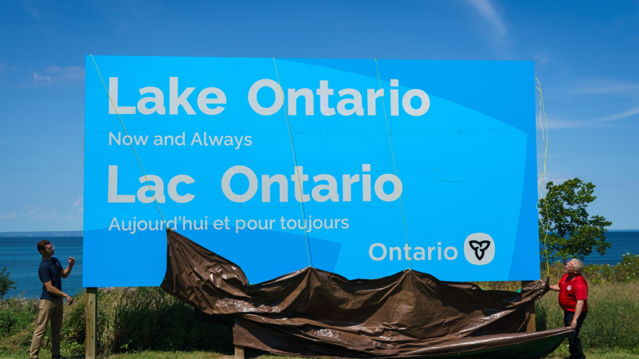 Canada US Lake Ontario