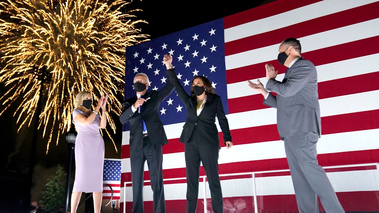 Joe Biden, Kamala Harris, Jill Biden, Doug Emhoff