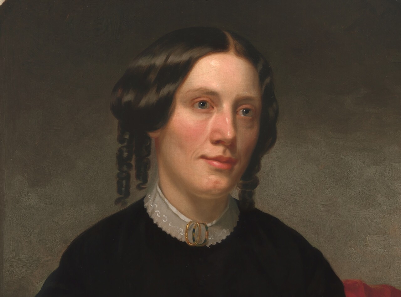 Portrait of Harriet Beecher Stowe by Alanson Fisher