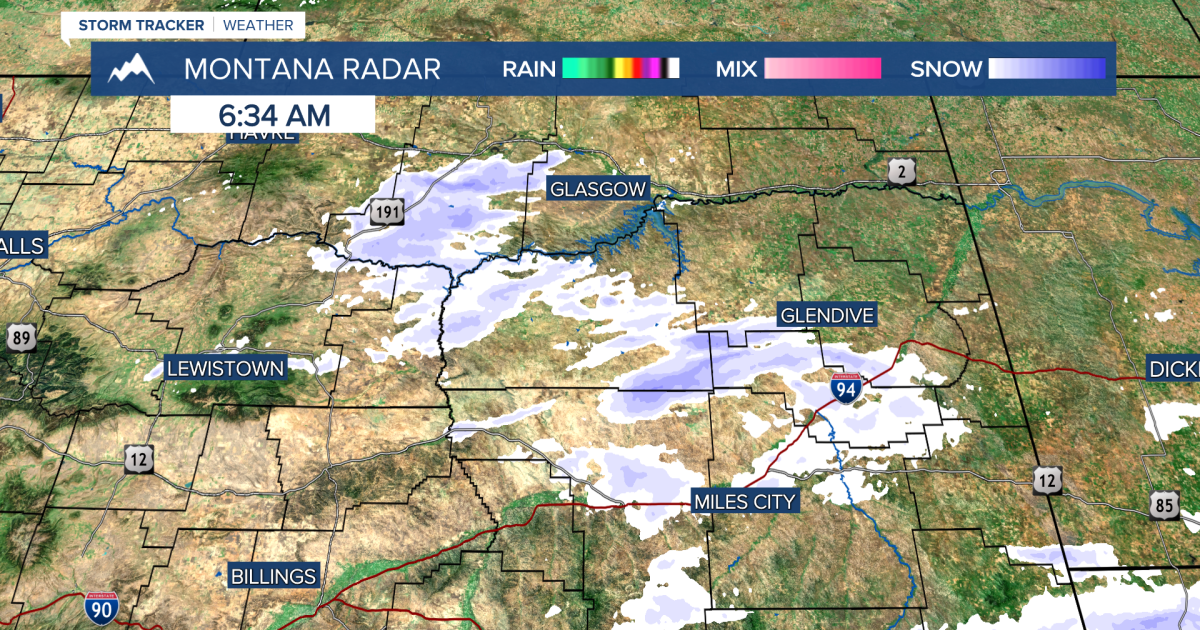 Morning snow showers in the plains are moving out of the state