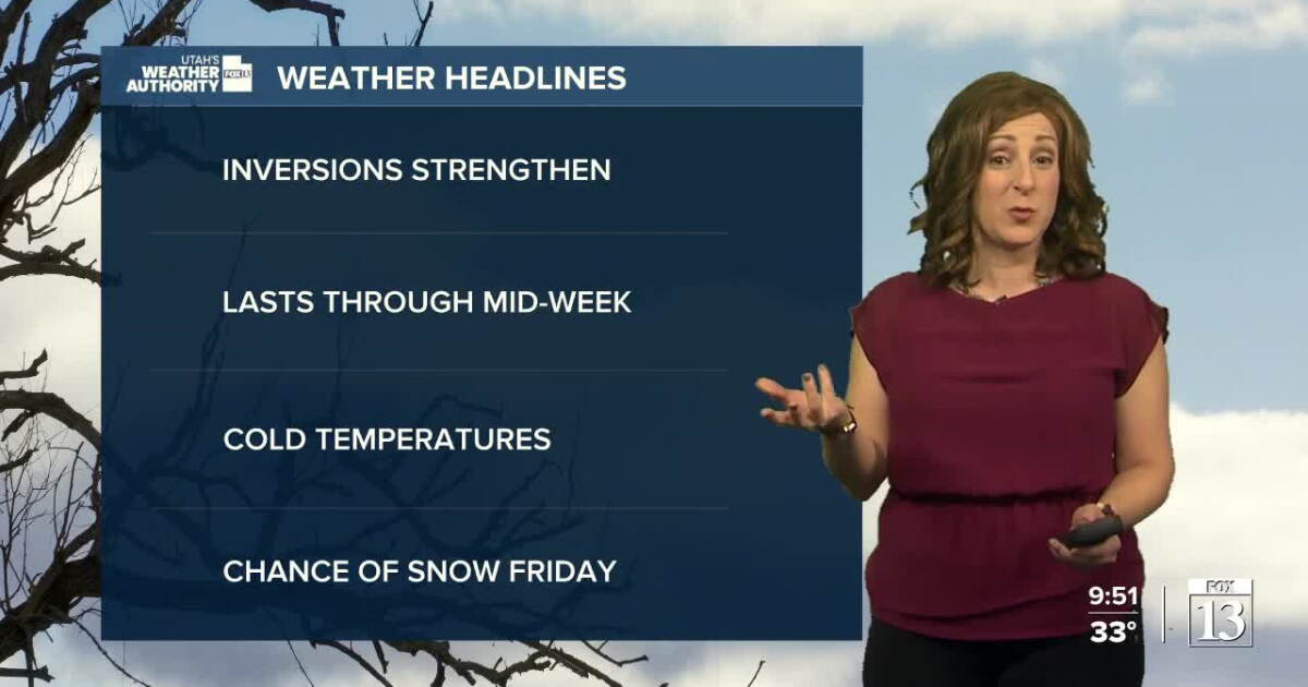 Weather Inversion Logan Utah Inversions will be the weather story of the week