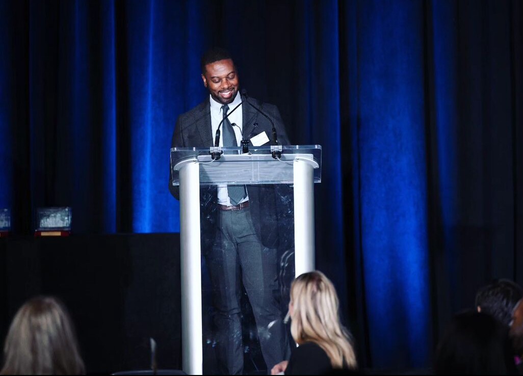 Mark Anthony Thomas at the 49th Annual Mayor's Business Awards in Baltimore, representing the GBC