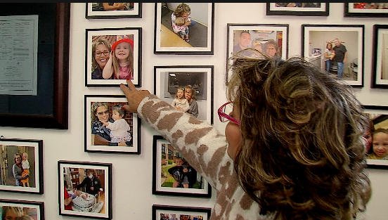 The wall of safe surrenders