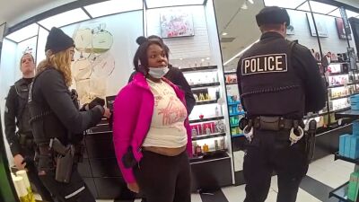 Wauwatosa retail theft, police battery