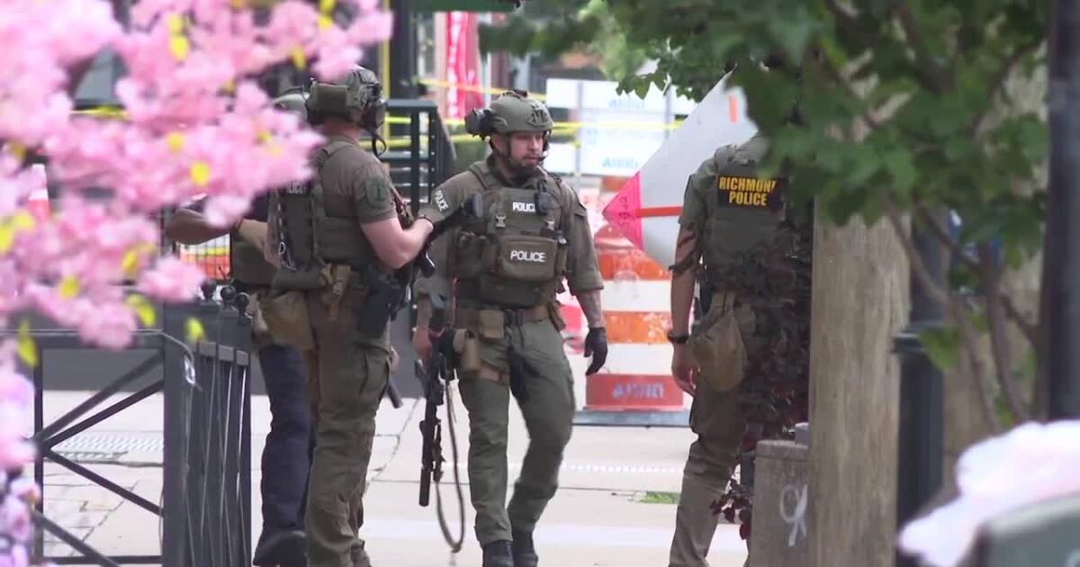 Richmond police investigation underway along Main Street in Shockoe Bottom