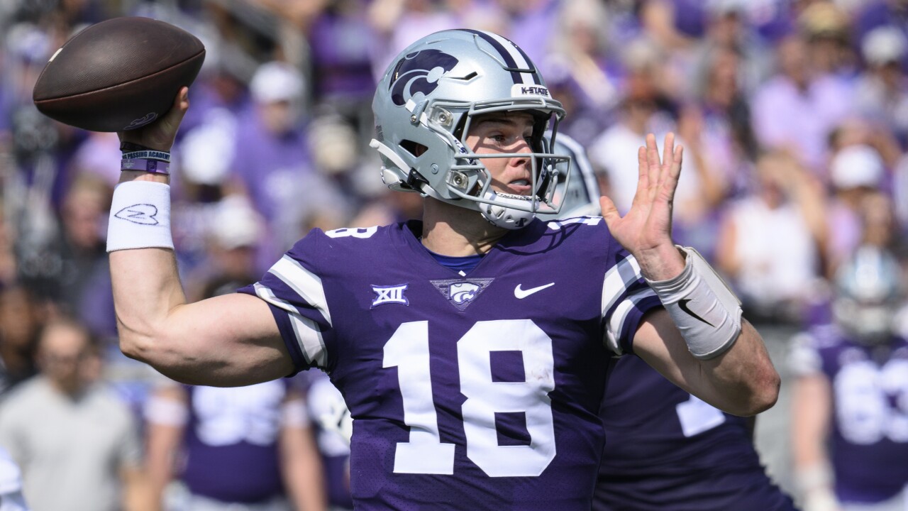 Will Howard passes for 3 TDs to lead No. 15 K-State past Troy 42-13