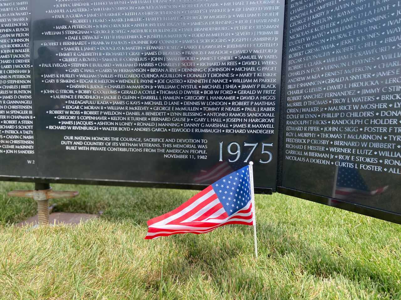 The Traveling Vietnam Memorial Wall.