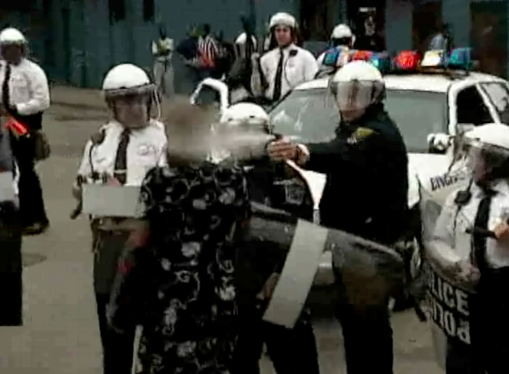The April 7, 2001, death of Timothy Thomas by Cincinnati police led to many days of civil unrest, fires, looting, vandalism, and confrontations.