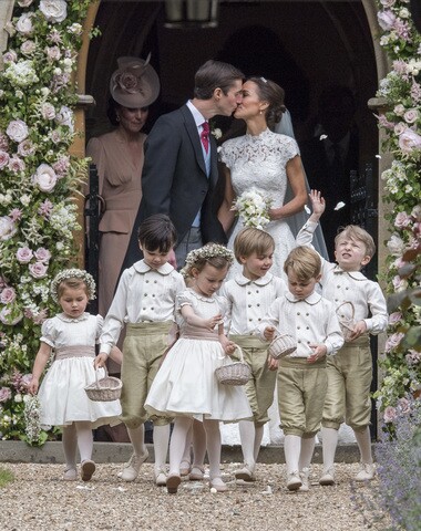 Photos from Pippa Middleton's elegant wedding to James Matthews