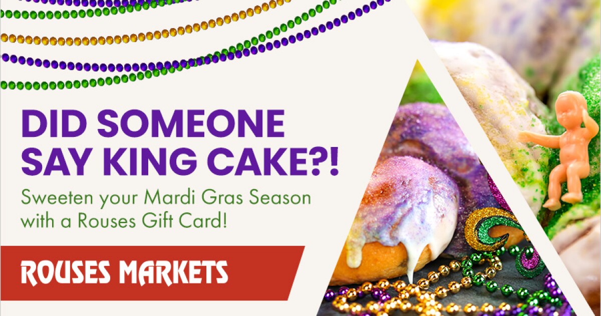 Rouses Markets King Cake Giveaway