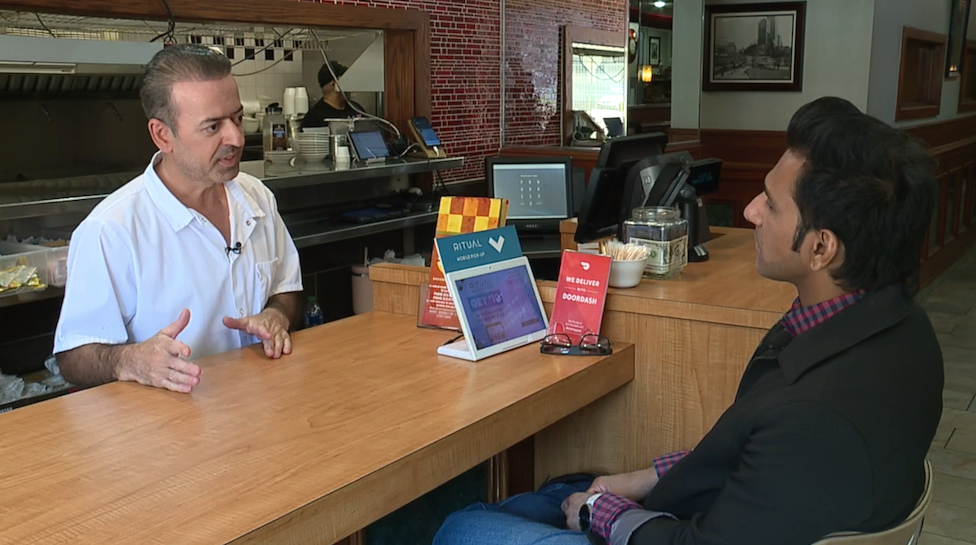 Cadillac Square Diner owner Austin Tinha