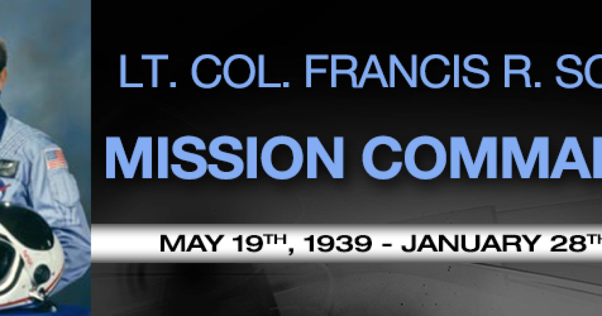Francis R Scobee Challenger Crew: Commander Francis R. Scobee