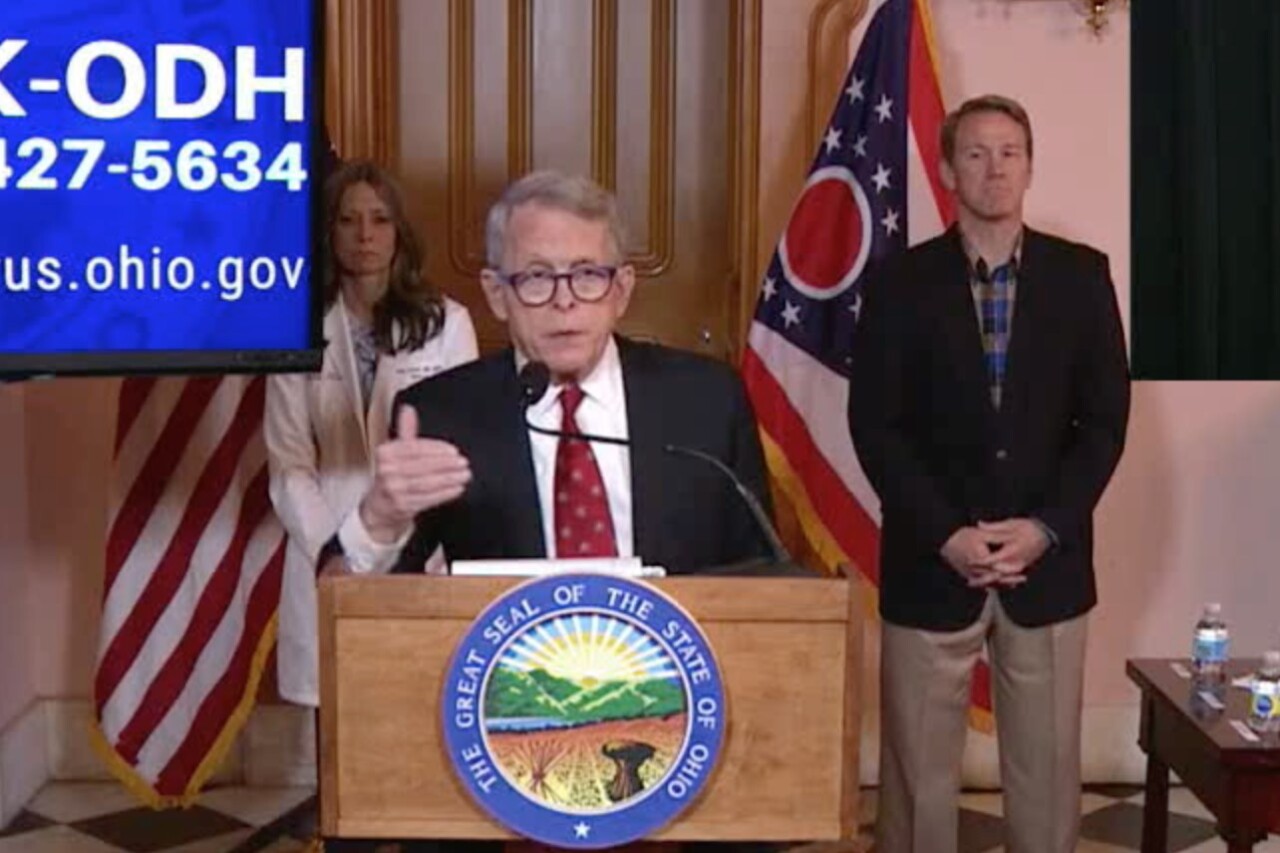 Governor DeWine and Dr. Acton Saturday