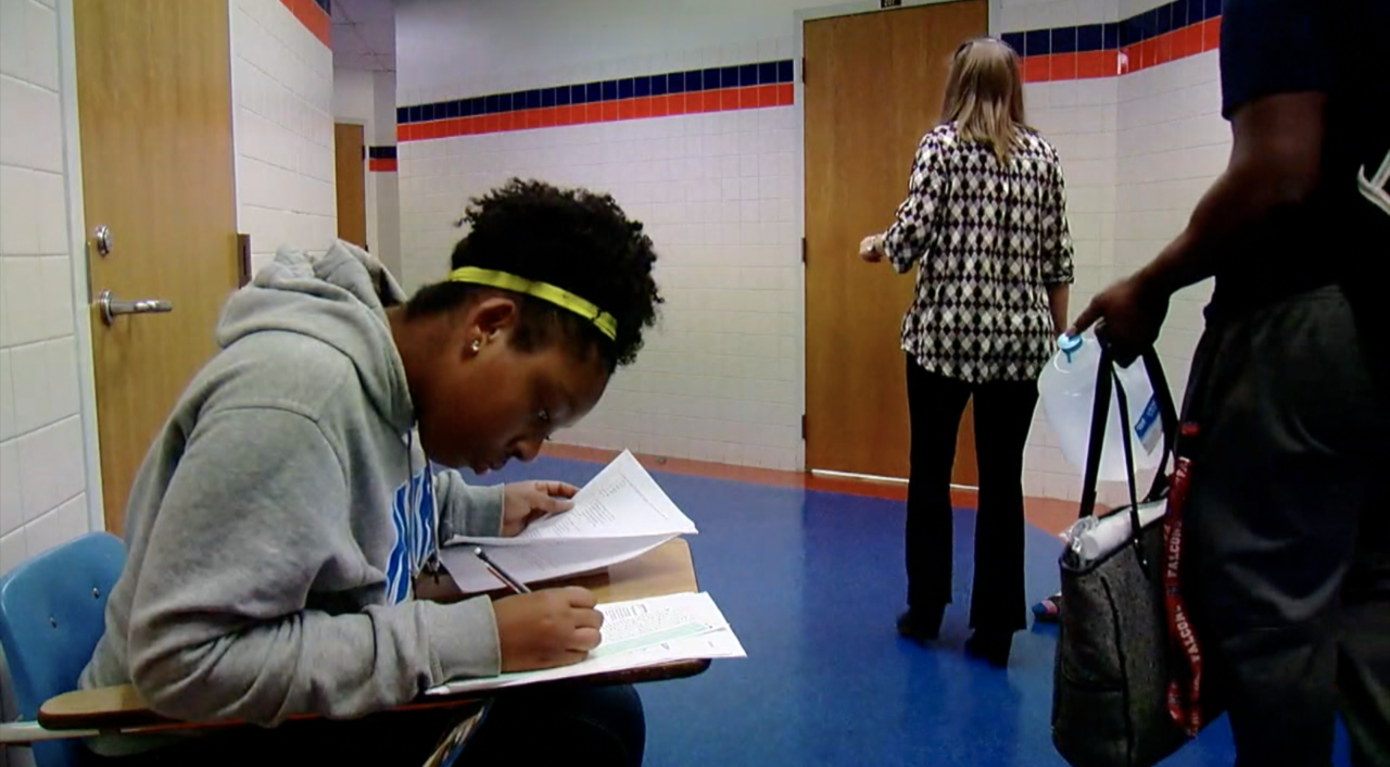 students at Langston