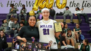 Miller's Hailey Martinez celebrates 1,500 points