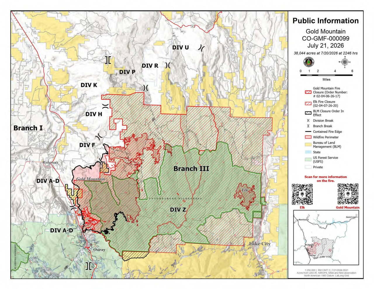 Gold Mountain Fire July 21 2026