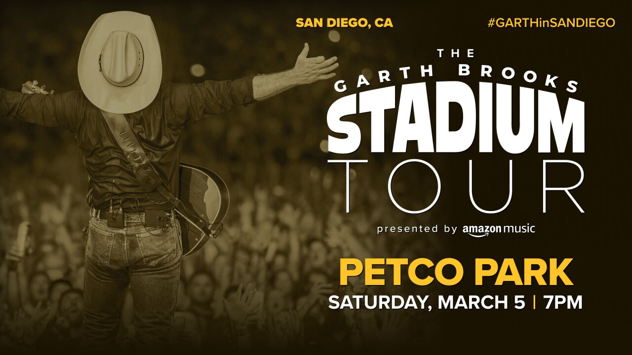 Garth Brooks in San Diego: Petco Park show tickets, throwback