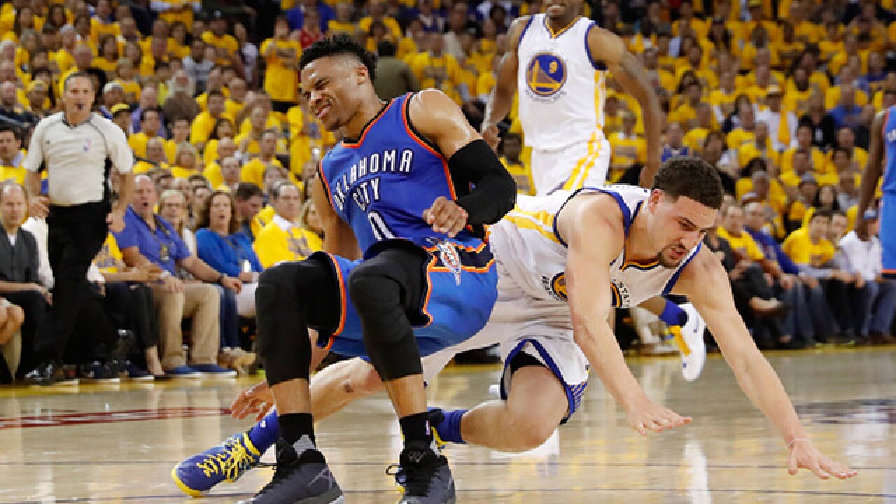 Thunder takes Warriors in Western Conf. Finals